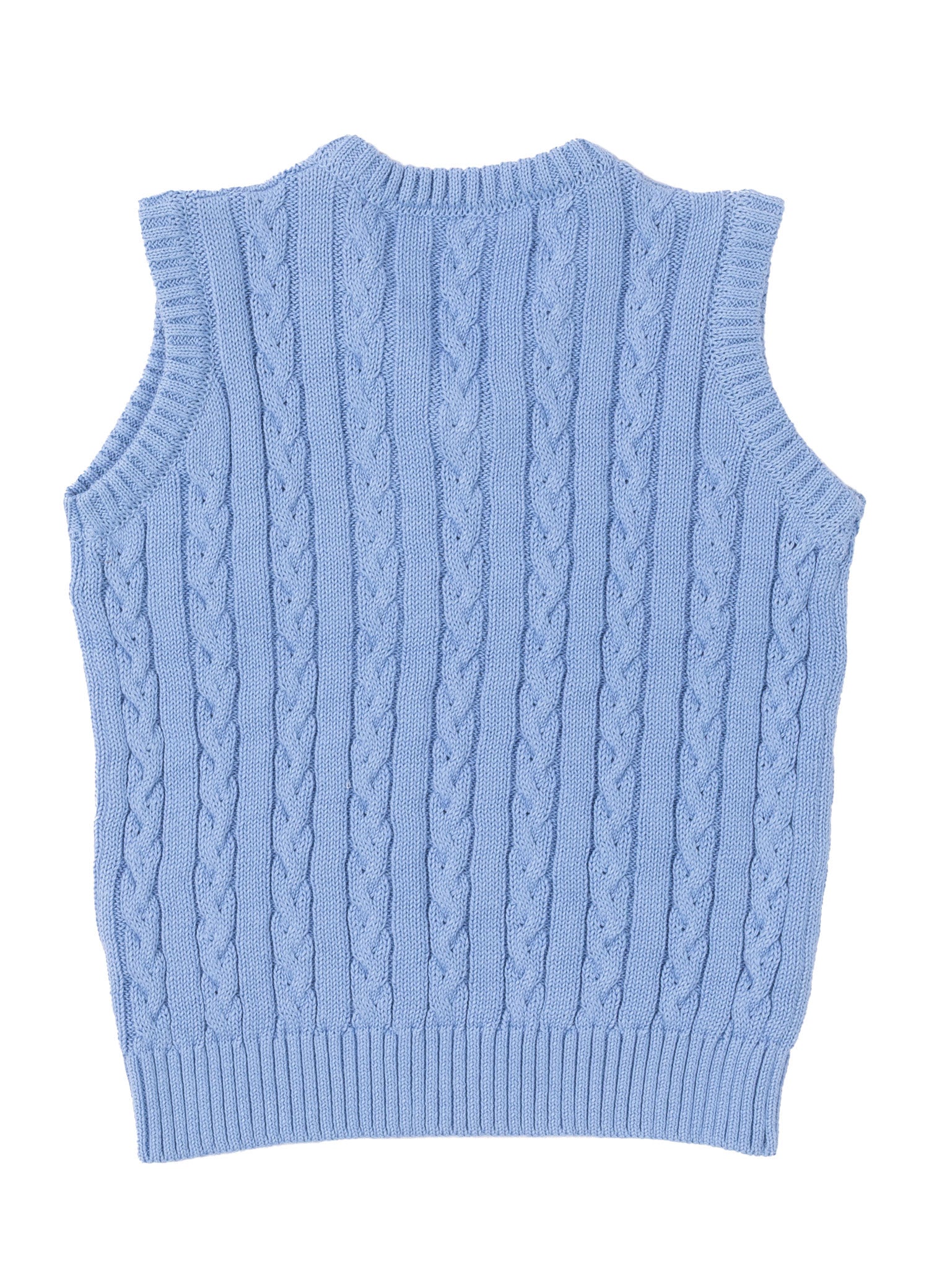 Wooly Saçörgülü Triko Yelek