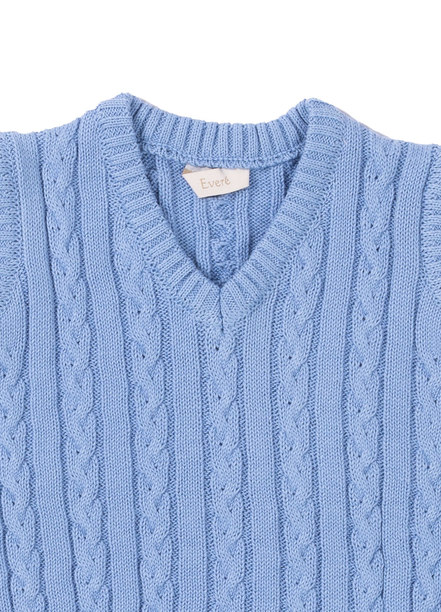 Wooly Saçörgülü Triko Yelek