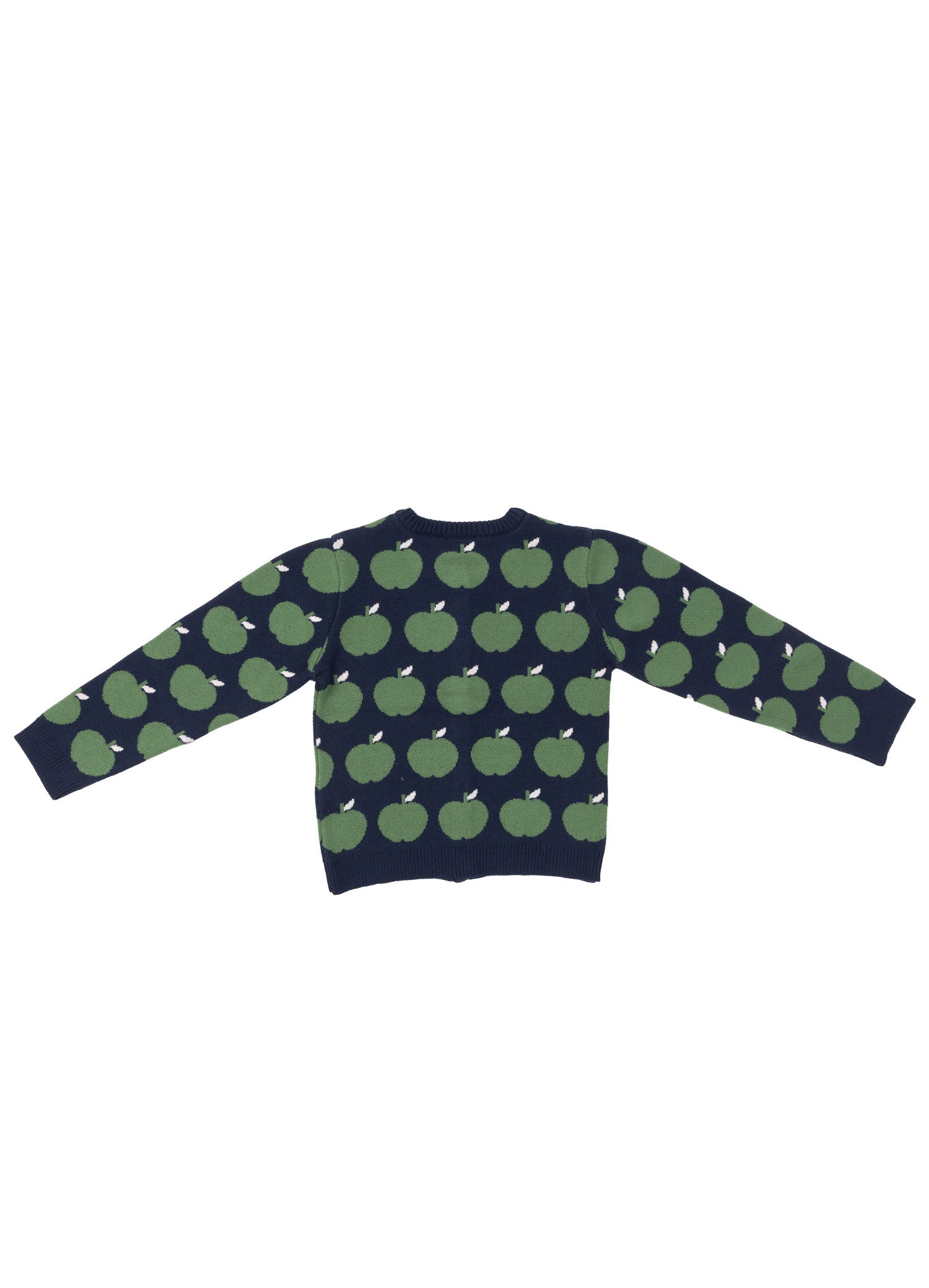 Apple Garden Elma Desenli Triko Hırka