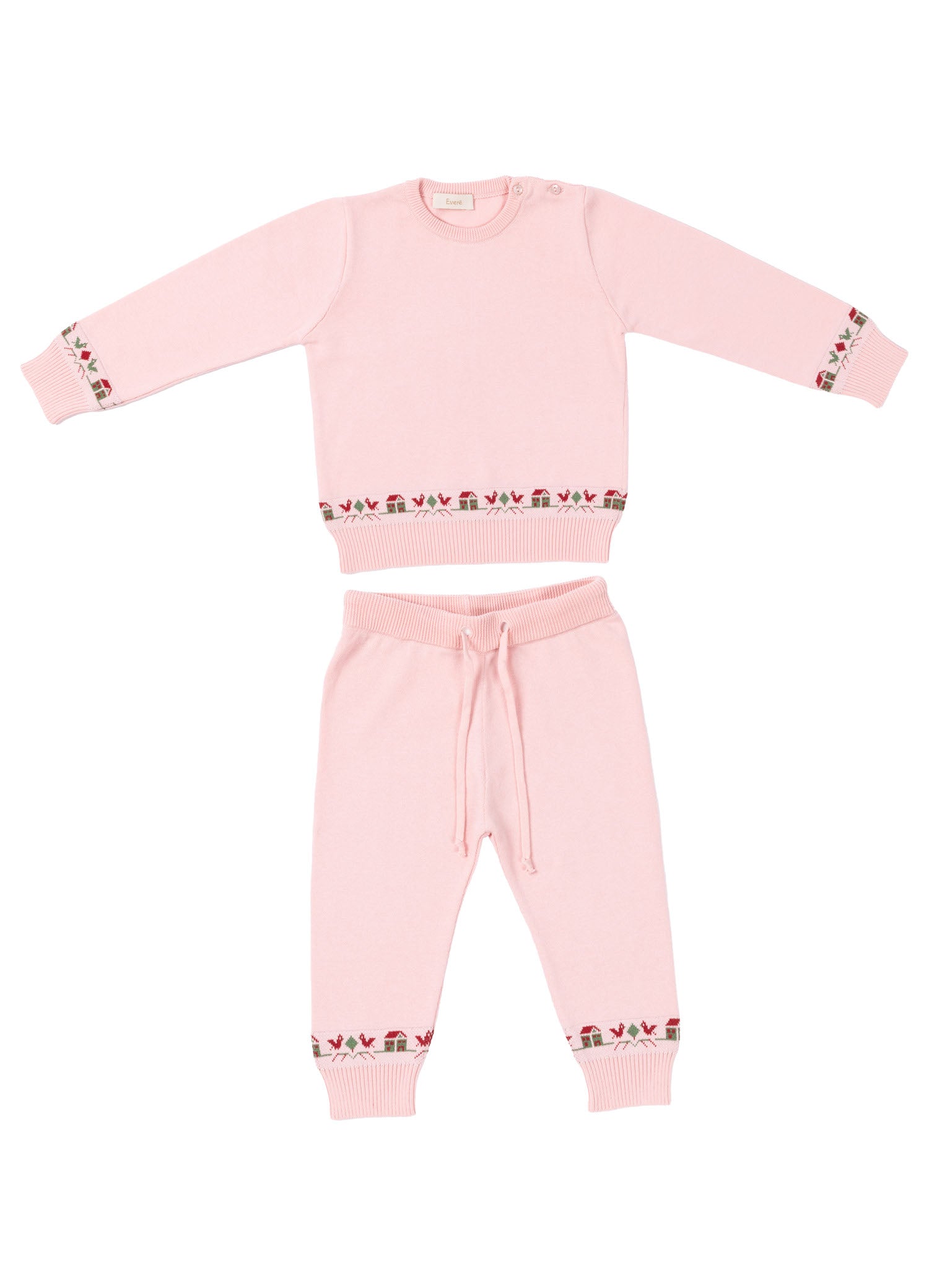 Little Farmer Lacivert Tavuklu Kısa Paçalı Eşofman Takımı