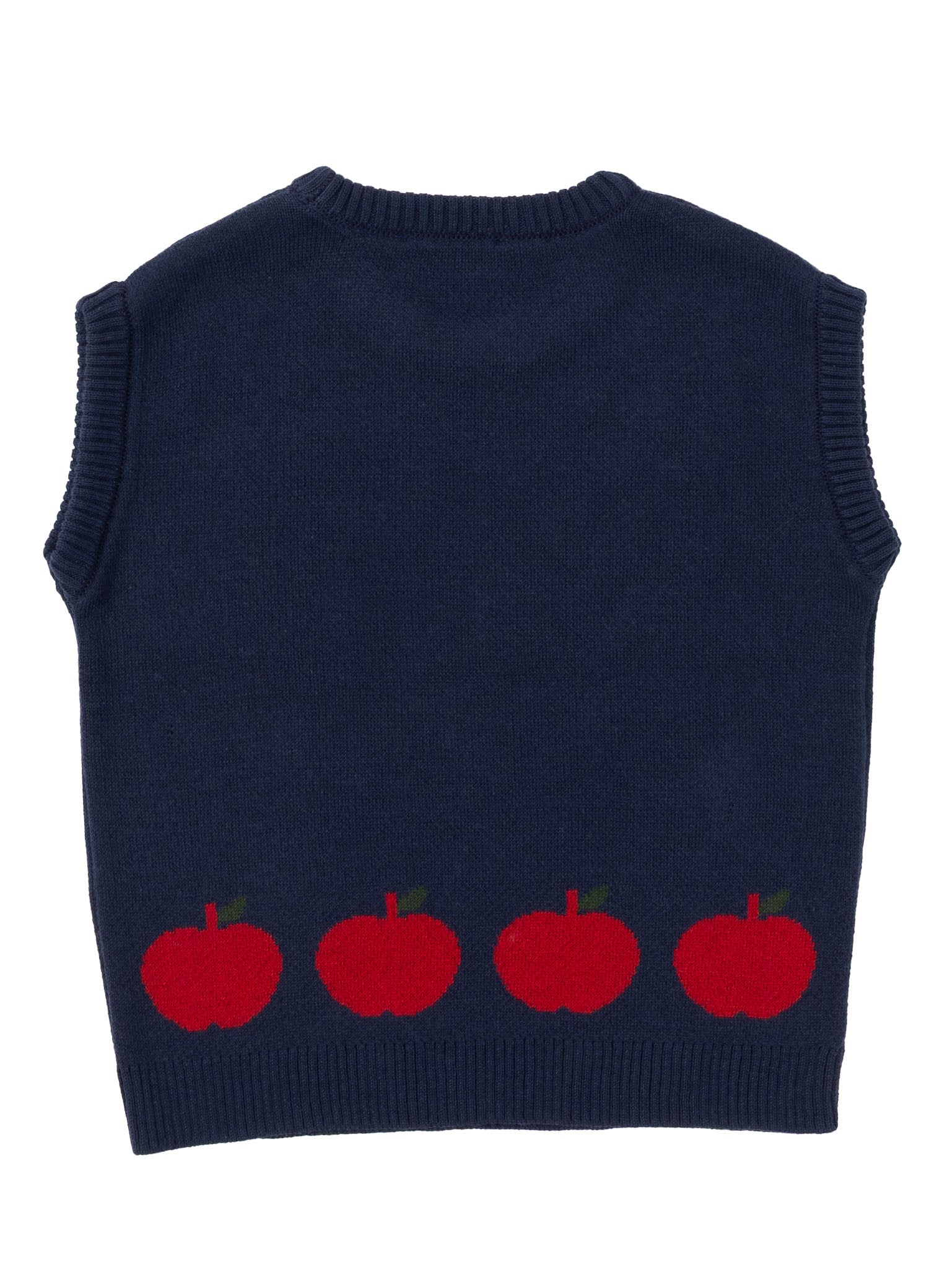 Apple Garden Elma Desenli Unisex Triko Yelek