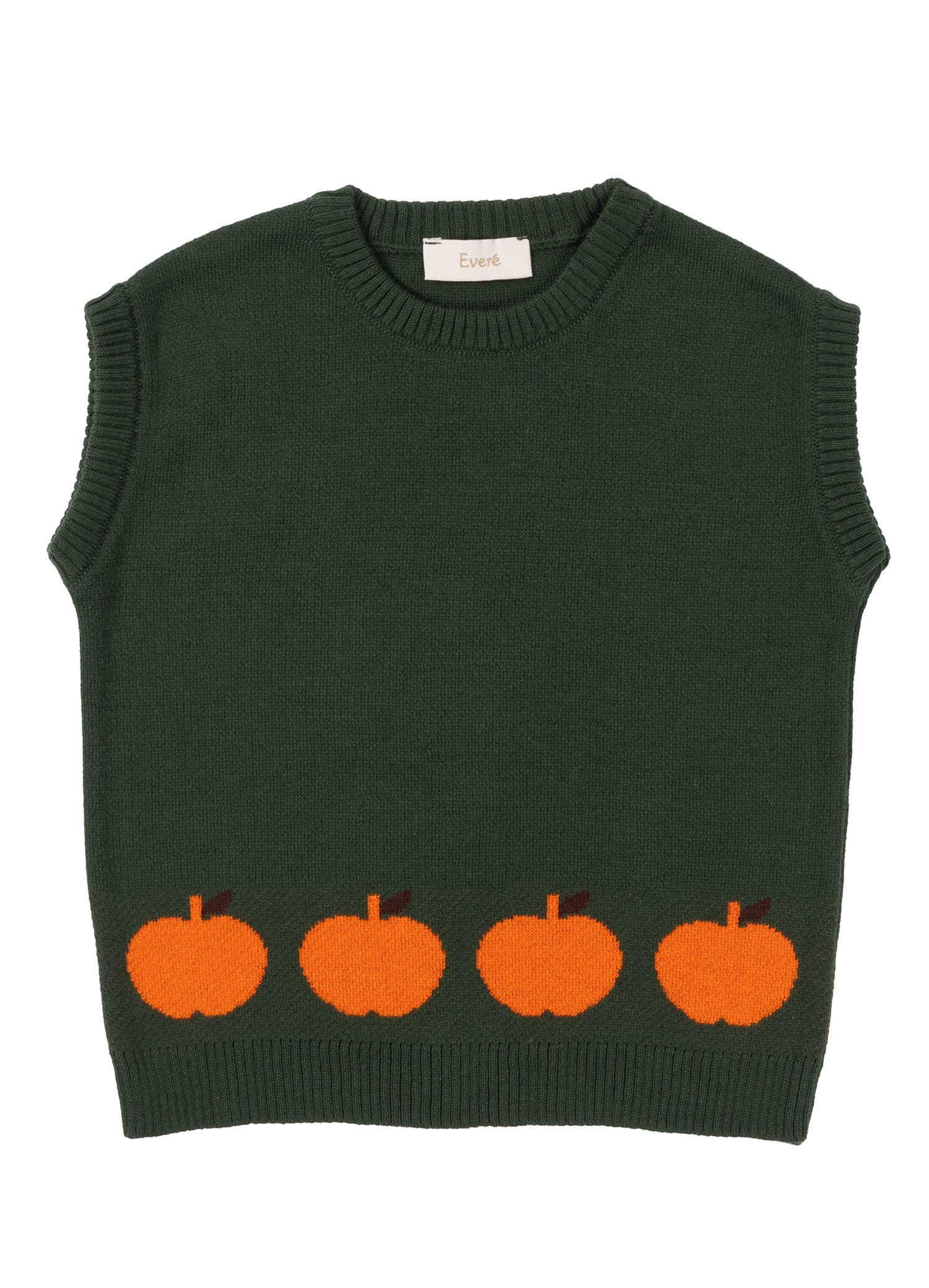 Apple Garden Elma Desenli Unisex Triko Yelek