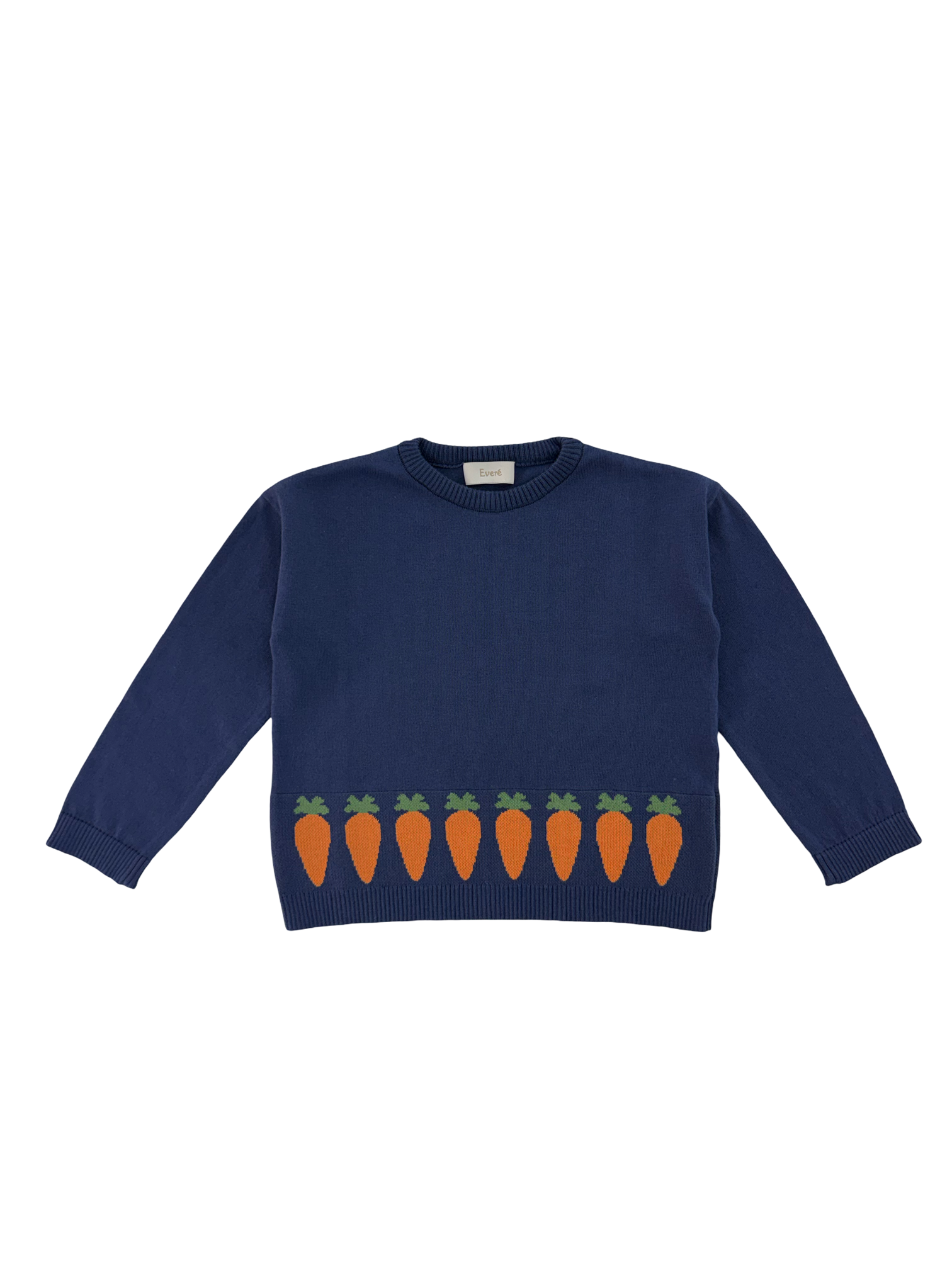 Unisex Havuçlu İnce Kazak