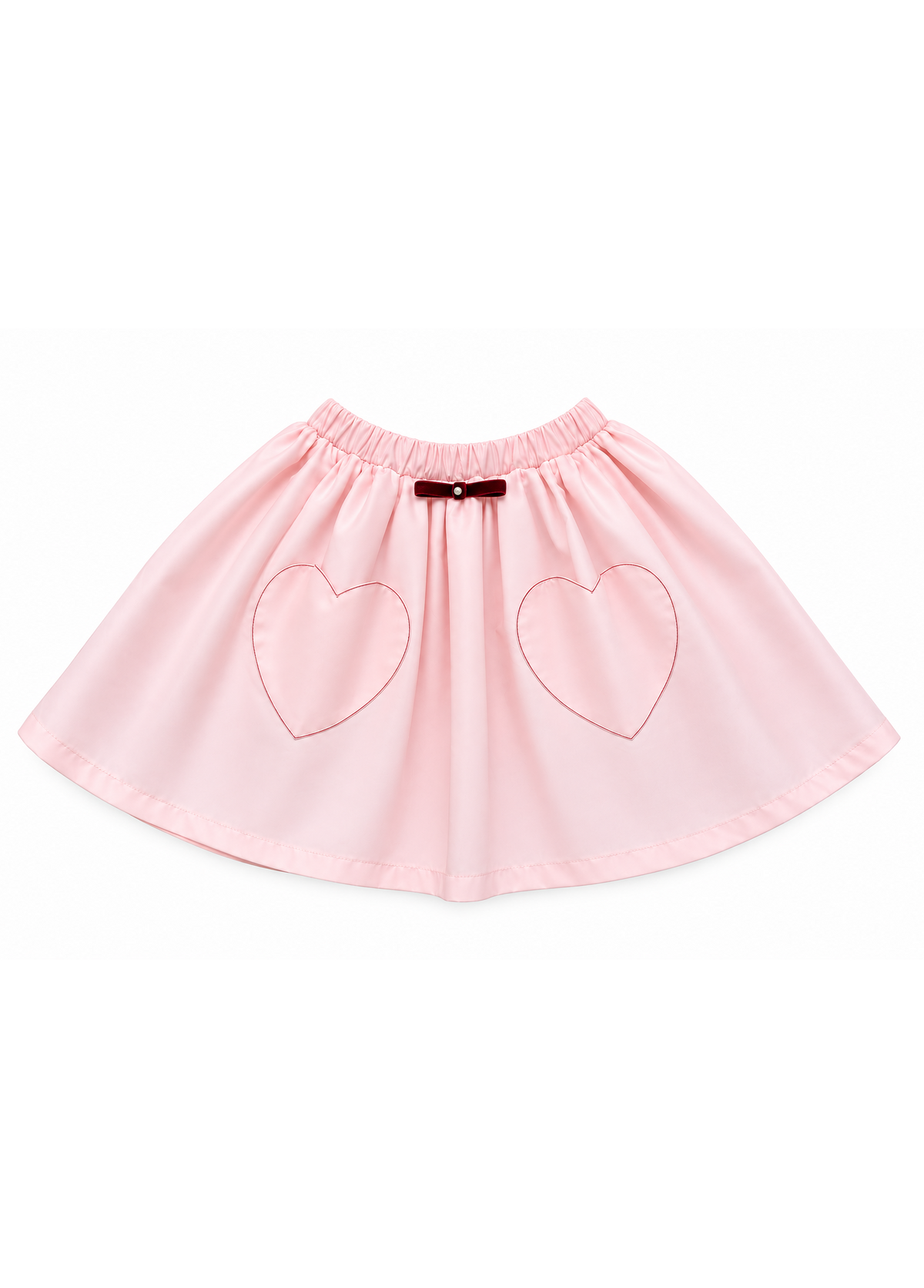 Uçuk Pembe Amour Heart Pocket Balon Etek