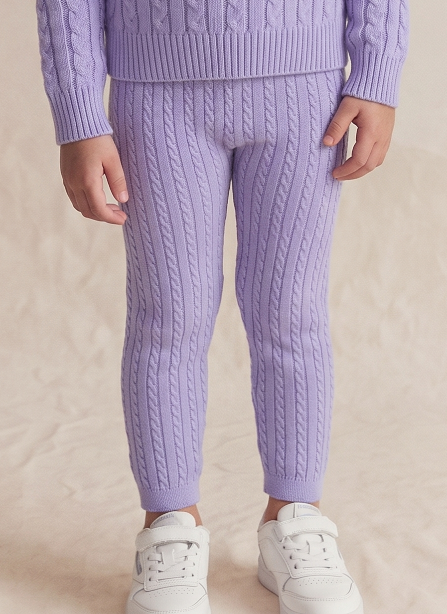 Wooly Saçörgülü Unisex Triko Tayt