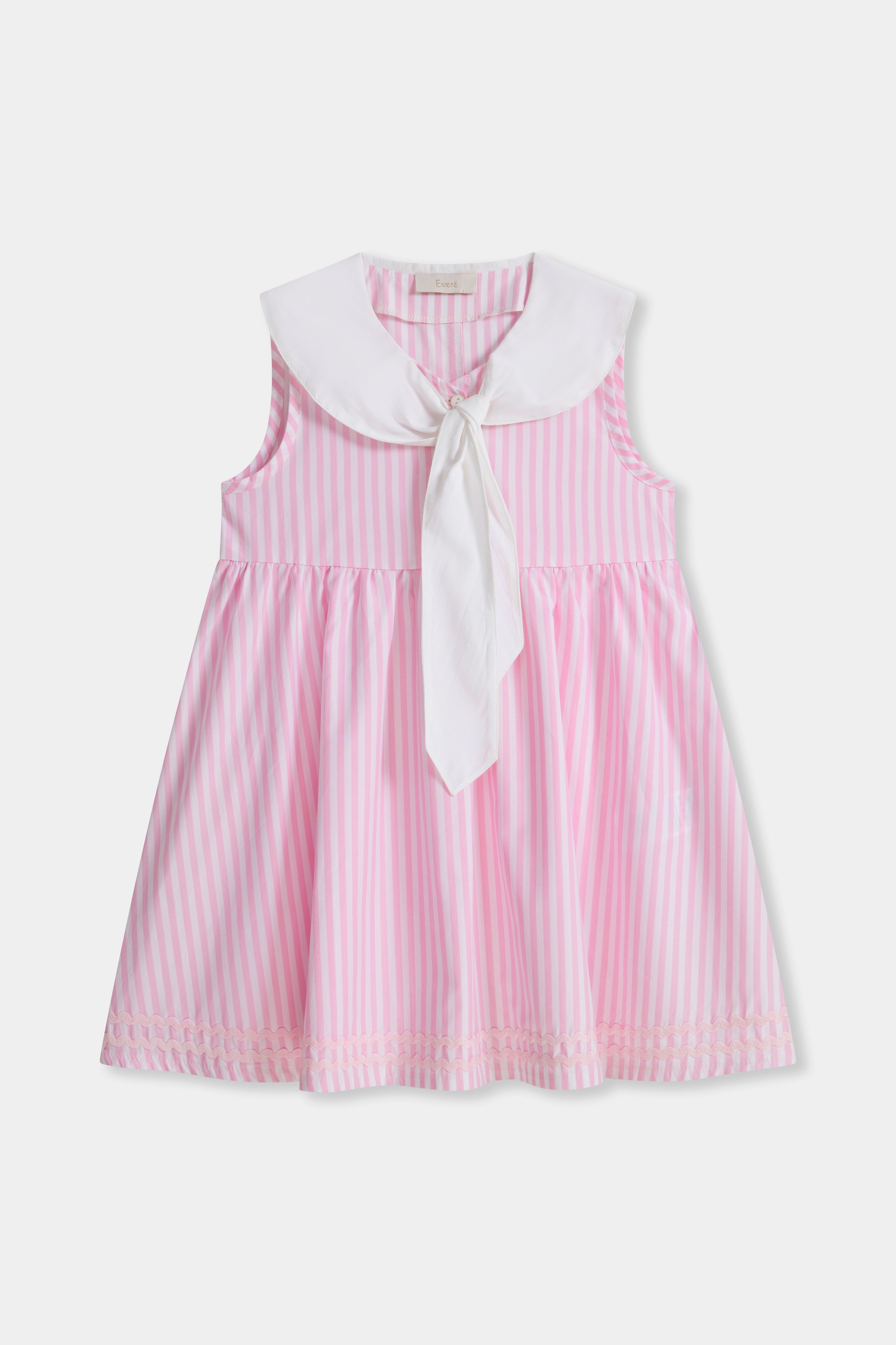 Çizgili Denizci Yaka Kumaş Elbise