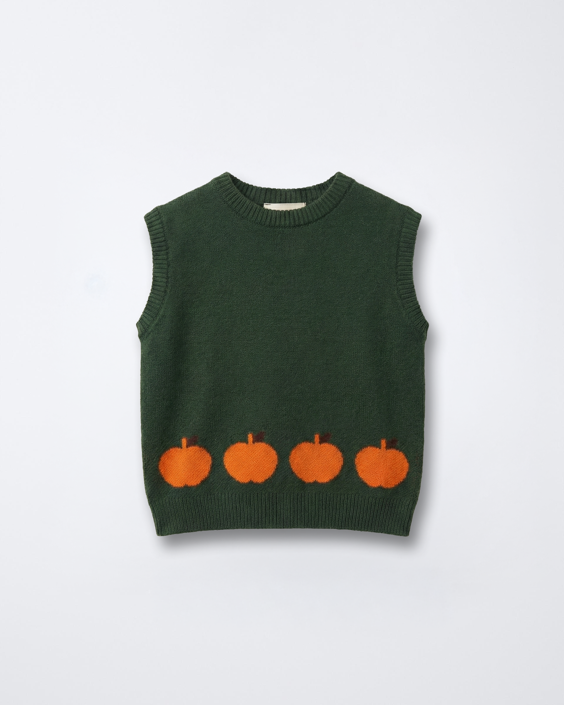 Apple Garden Elma Desenli Unisex Triko Yelek