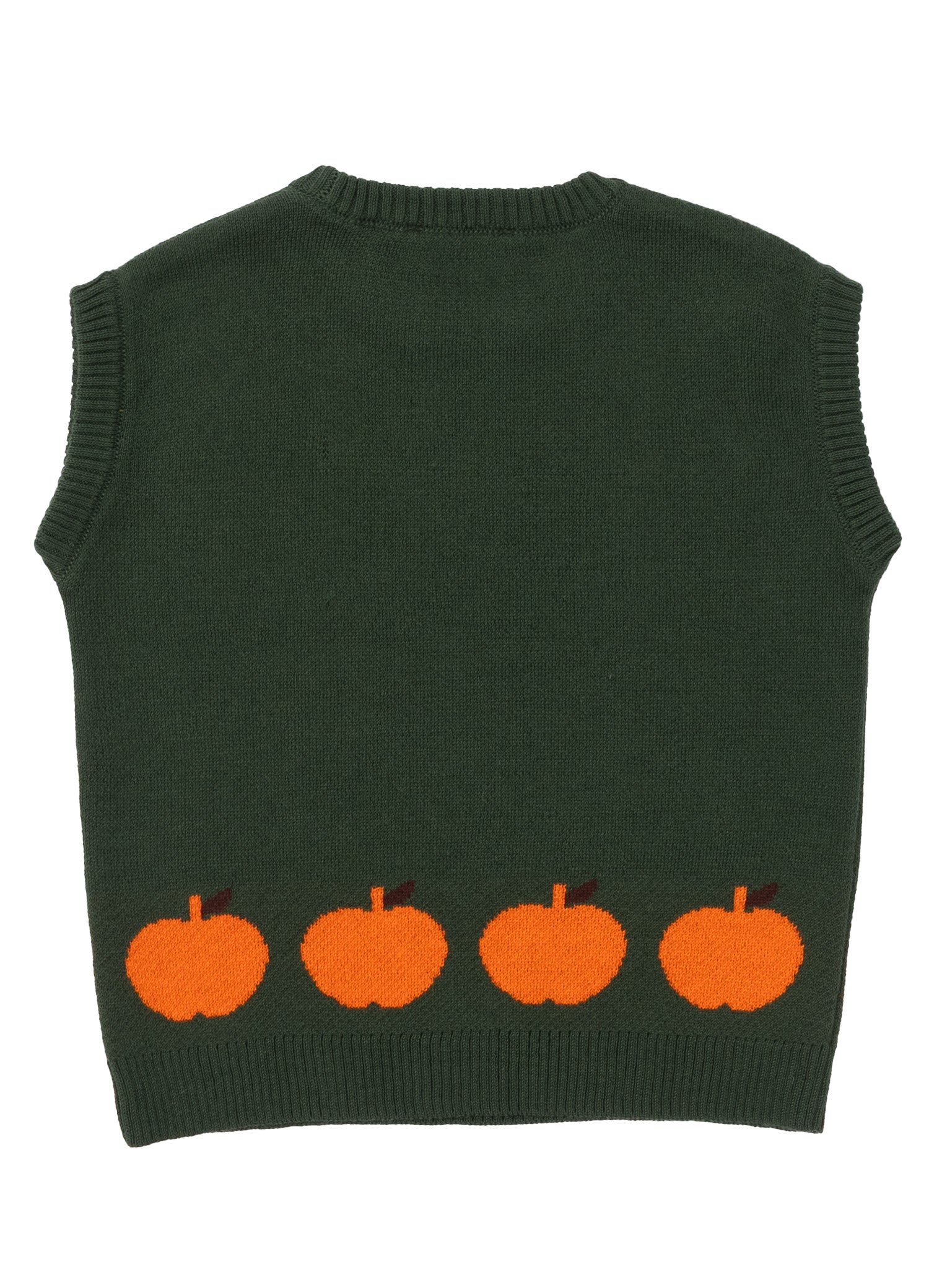 Apple Garden Elma Desenli Unisex Triko Yelek