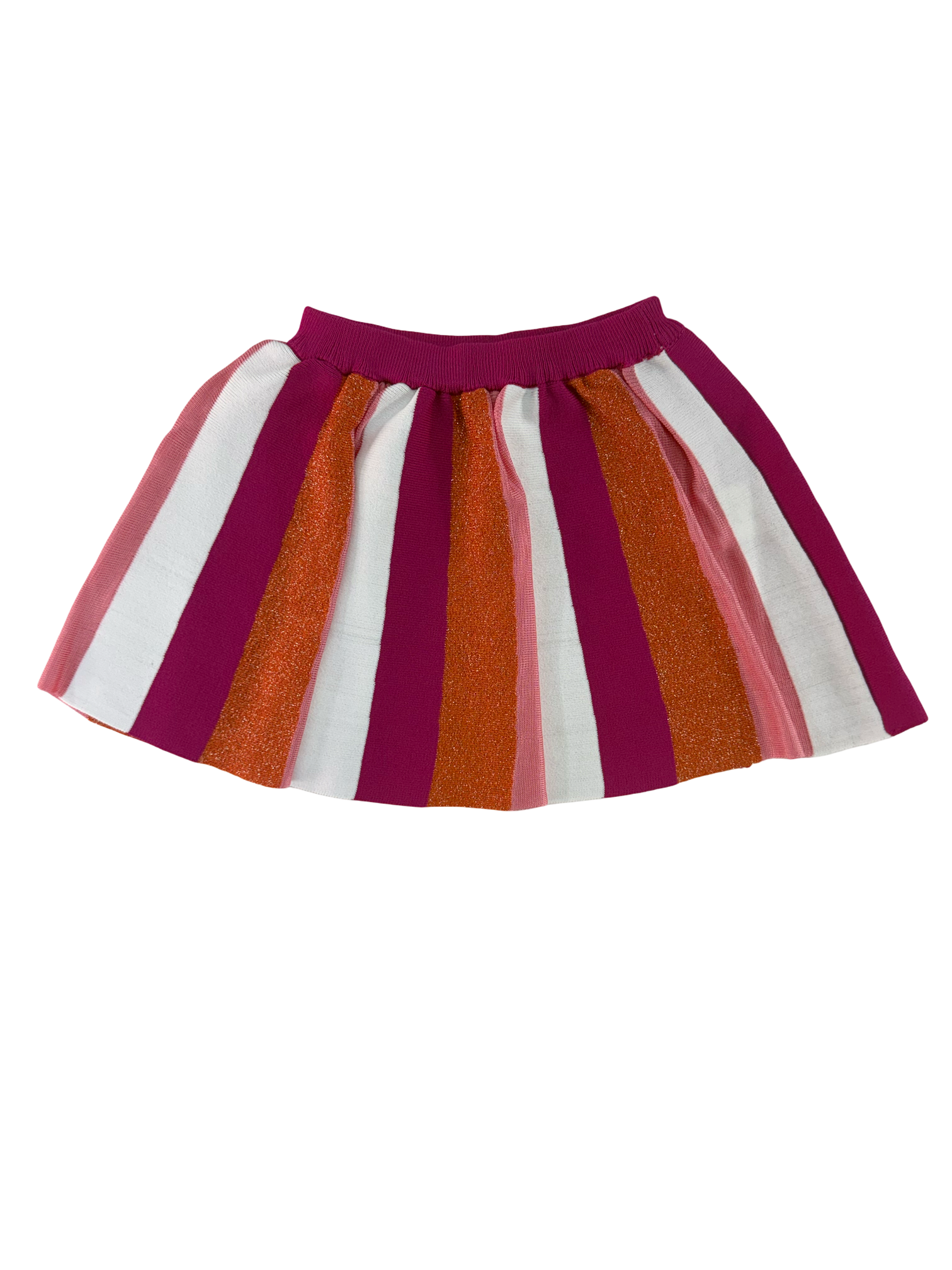 Dört Renkli Plise Etek