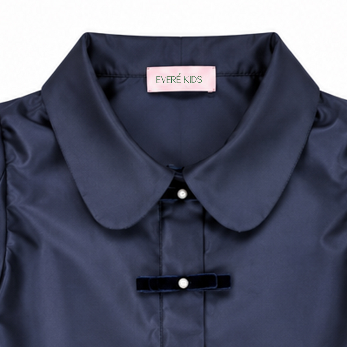 Midnight Pearl Taffeta Elbise