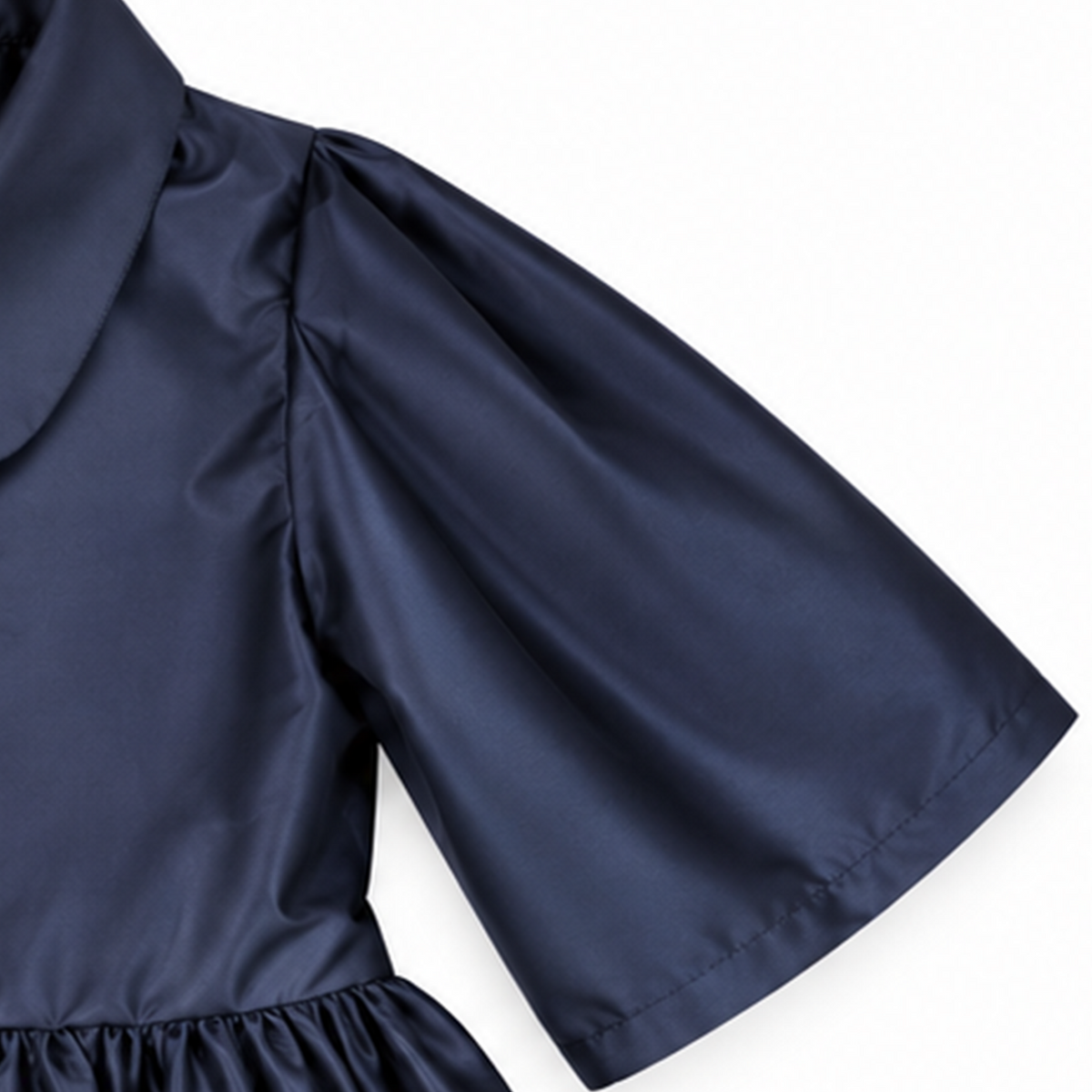 Midnight Pearl Taffeta Elbise