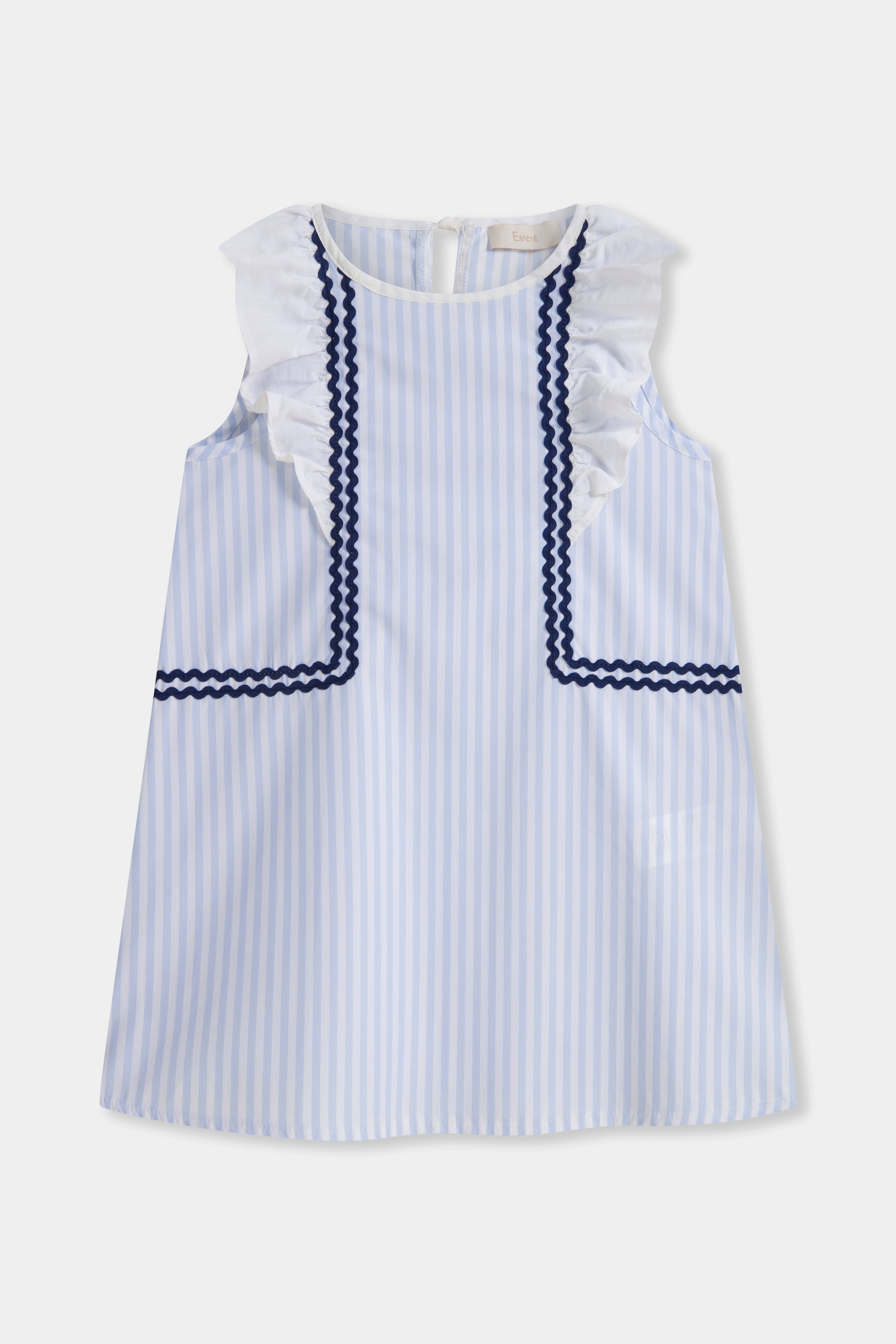 Amélie Kolsuz Kumaş Çizgili Elbise