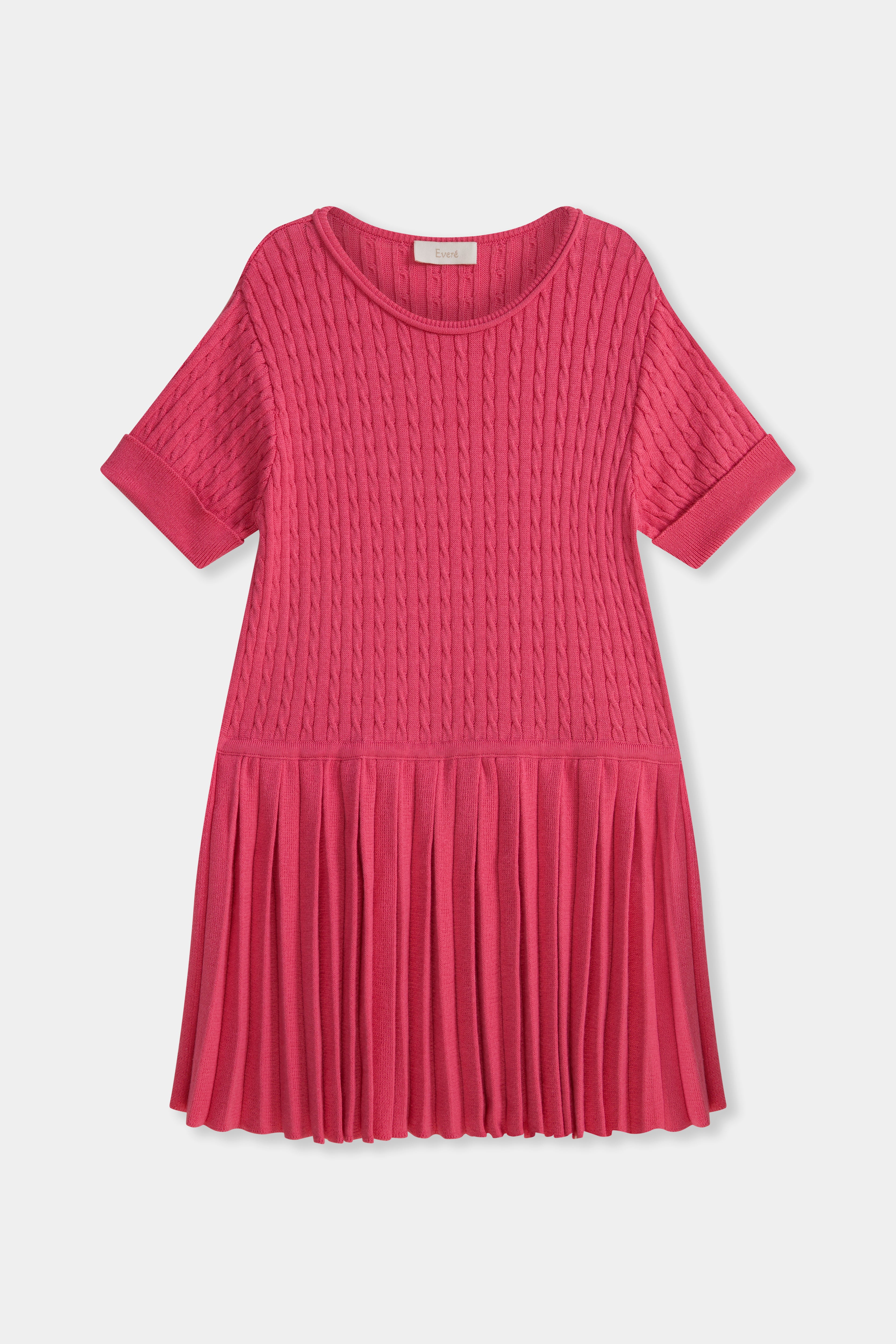 Ballerina Belle Saç Örgülü Pliseli Elbise